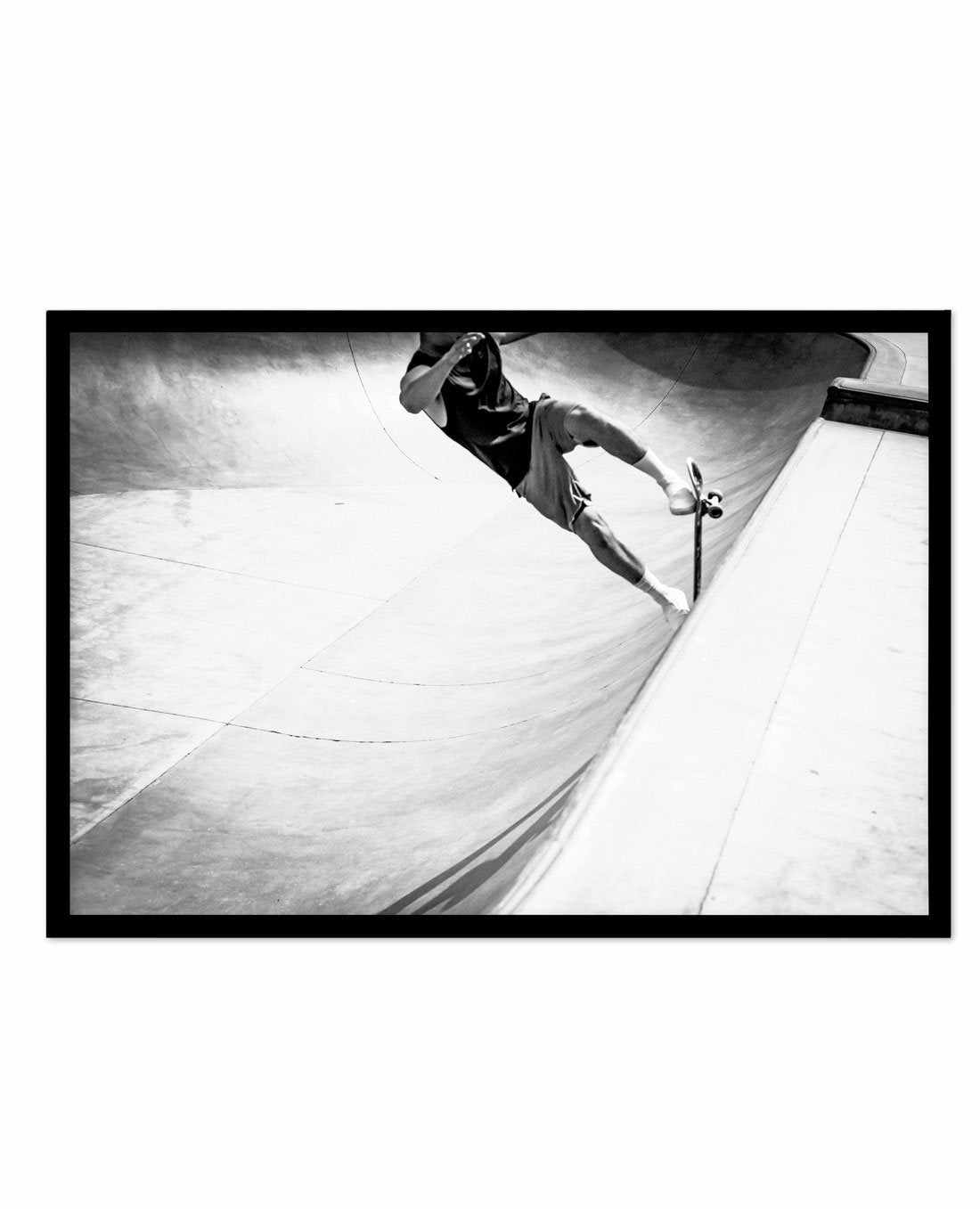 Venice Skate Park VIII Art Print-PRINT-Olive et Oriel-Olive et Oriel-A4 | 8.3" x 11.7" | 21 x 29.7cm-Black-With White Border-Buy-Australian-Art-Prints-Online-with-Olive-et-Oriel-Your-Artwork-Specialists-Austrailia-Decorate-With-Coastal-Photo-Wall-Art-Prints-From-Our-Beach-House-Artwork-Collection-Fine-Poster-and-Framed-Artwork