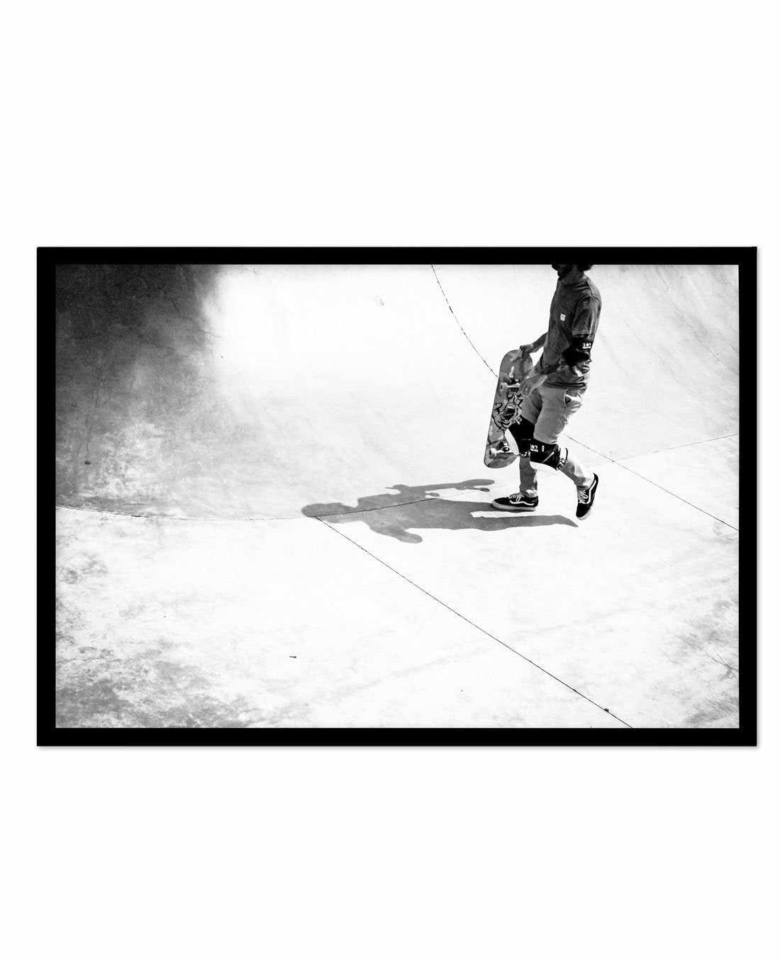 Venice Skate Park IX Art Print-PRINT-Olive et Oriel-Olive et Oriel-A4 | 8.3" x 11.7" | 21 x 29.7cm-Black-With White Border-Buy-Australian-Art-Prints-Online-with-Olive-et-Oriel-Your-Artwork-Specialists-Austrailia-Decorate-With-Coastal-Photo-Wall-Art-Prints-From-Our-Beach-House-Artwork-Collection-Fine-Poster-and-Framed-Artwork