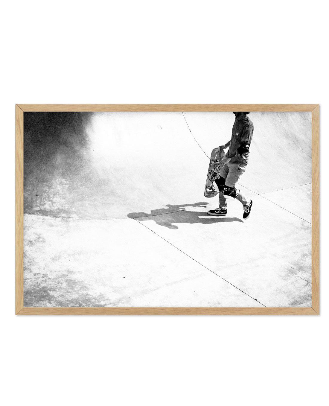 Venice Skate Park IX Art Print-PRINT-Olive et Oriel-Olive et Oriel-A4 | 8.3" x 11.7" | 21 x 29.7cm-Oak-With White Border-Buy-Australian-Art-Prints-Online-with-Olive-et-Oriel-Your-Artwork-Specialists-Austrailia-Decorate-With-Coastal-Photo-Wall-Art-Prints-From-Our-Beach-House-Artwork-Collection-Fine-Poster-and-Framed-Artwork