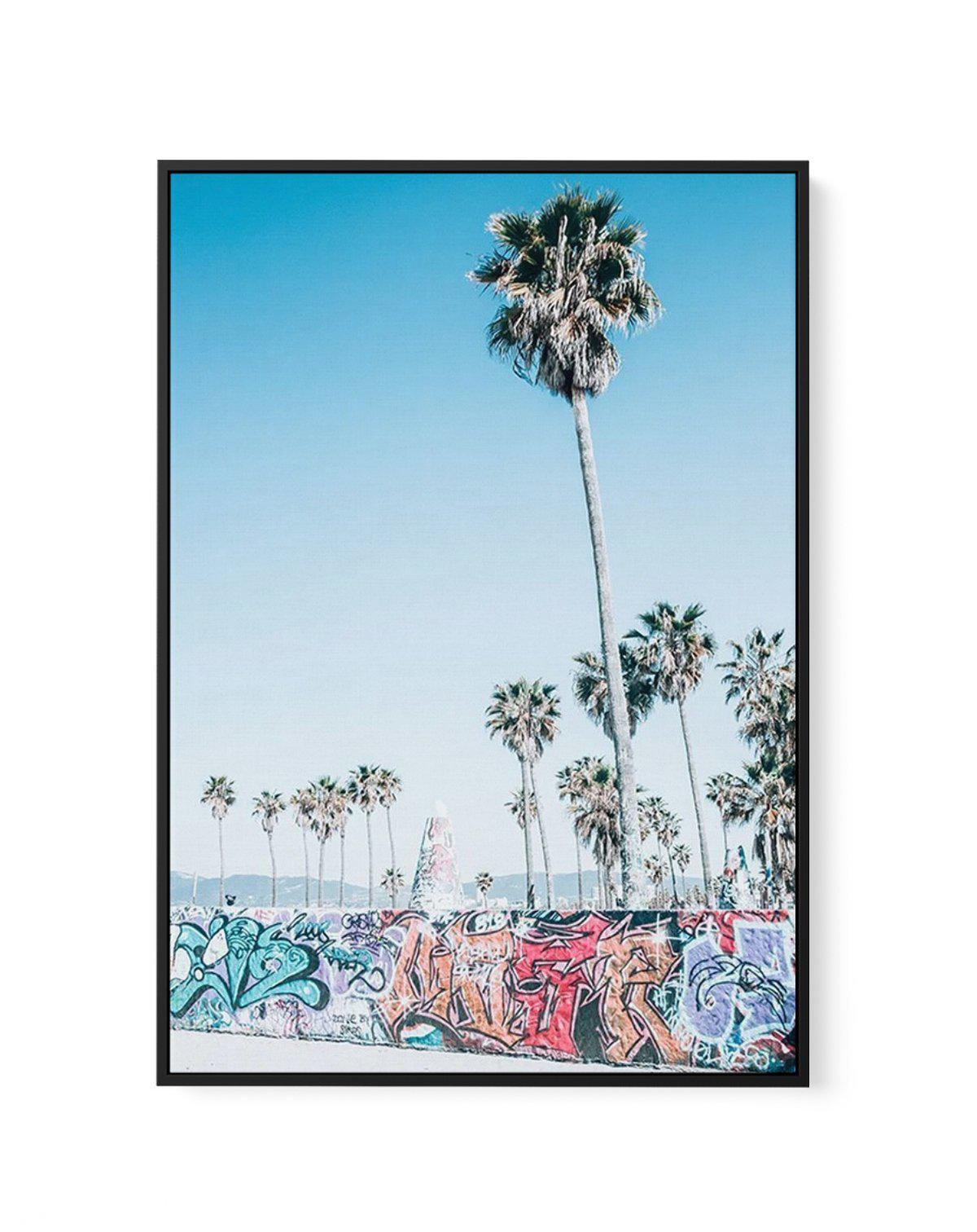 Venice Skate Park V | Framed Canvas-CANVAS-You can shop wall art online with Olive et Oriel for everything from abstract art to fun kids wall art. Our beautiful modern art prints and canvas art are available from large canvas prints to wall art paintings and our proudly Australian artwork collection offers only the highest quality framed large wall art and canvas art Australia - You can buy fashion photography prints or Hampton print posters and paintings on canvas from Olive et Oriel and have t