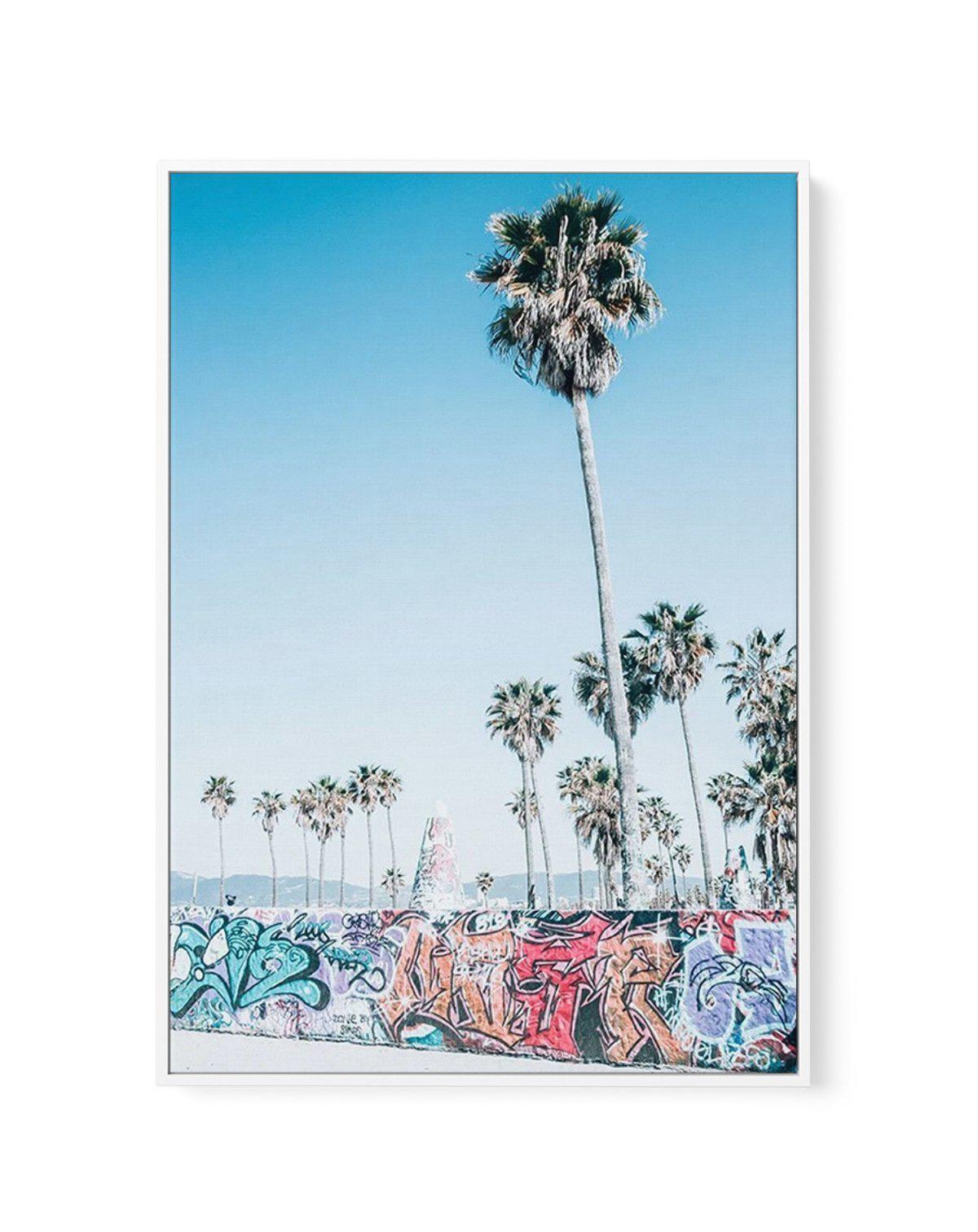 Venice Skate Park V | Framed Canvas-CANVAS-You can shop wall art online with Olive et Oriel for everything from abstract art to fun kids wall art. Our beautiful modern art prints and canvas art are available from large canvas prints to wall art paintings and our proudly Australian artwork collection offers only the highest quality framed large wall art and canvas art Australia - You can buy fashion photography prints or Hampton print posters and paintings on canvas from Olive et Oriel and have t