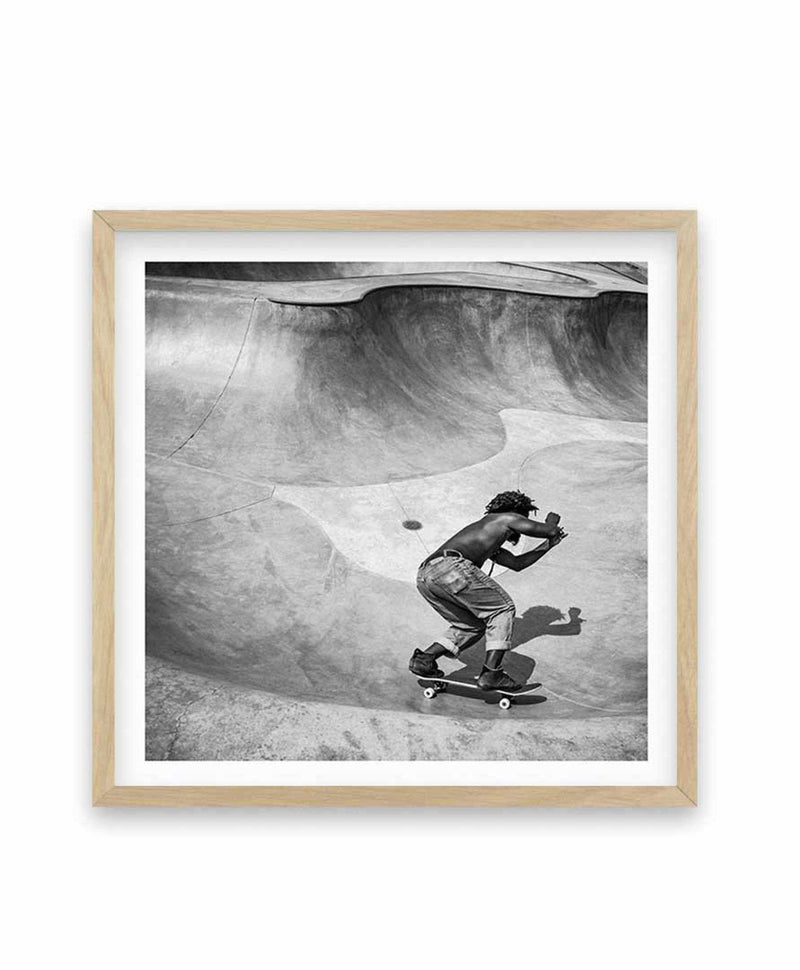 Venice Skate SQ Art Print-PRINT-Olive et Oriel-Olive et Oriel-Buy-Australian-Art-Prints-Online-with-Olive-et-Oriel-Your-Artwork-Specialists-Austrailia-Decorate-With-Coastal-Photo-Wall-Art-Prints-From-Our-Beach-House-Artwork-Collection-Fine-Poster-and-Framed-Artwork