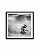 Venice Skate SQ Art Print-PRINT-Olive et Oriel-Olive et Oriel-70x70 cm | 27.5" x 27.5"-Black-With White Border-Buy-Australian-Art-Prints-Online-with-Olive-et-Oriel-Your-Artwork-Specialists-Austrailia-Decorate-With-Coastal-Photo-Wall-Art-Prints-From-Our-Beach-House-Artwork-Collection-Fine-Poster-and-Framed-Artwork