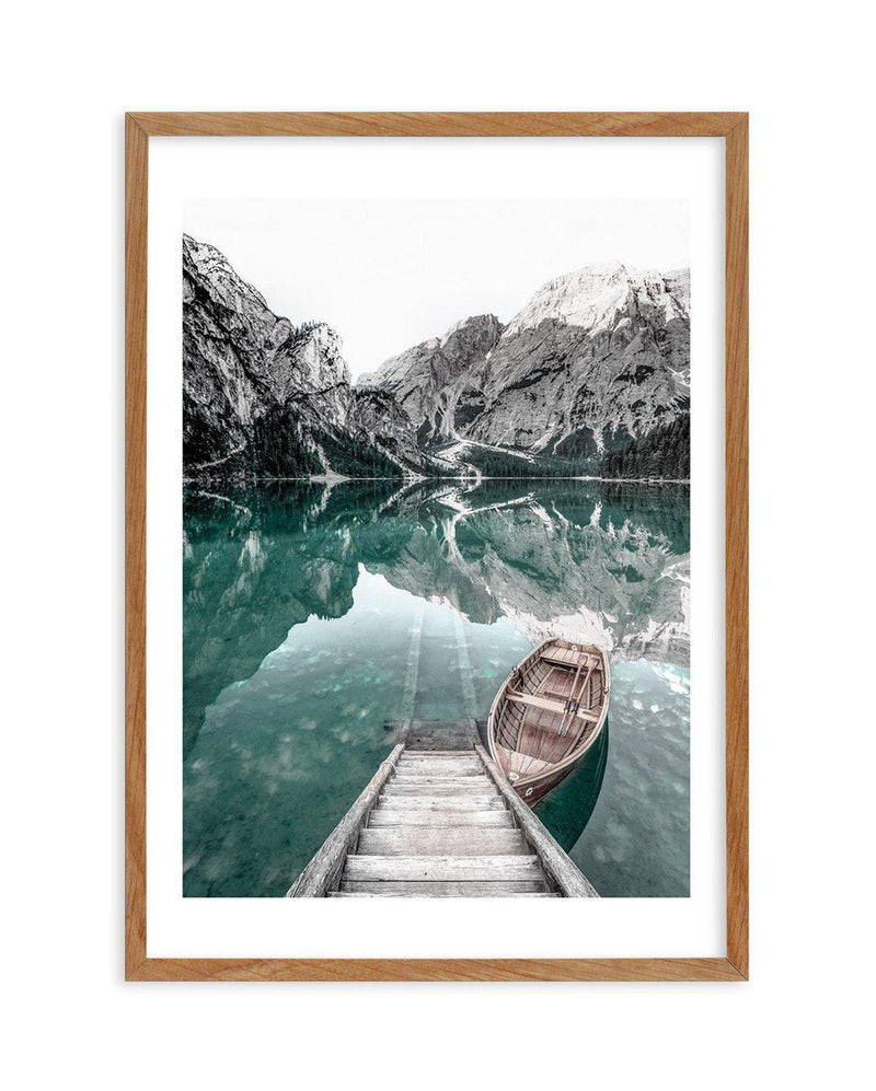 View from the Boathouse Art Print-PRINT-Olive et Oriel-Olive et Oriel-50x70 cm | 19.6" x 27.5"-Walnut-With White Border-Buy-Australian-Art-Prints-Online-with-Olive-et-Oriel-Your-Artwork-Specialists-Austrailia-Decorate-With-Coastal-Photo-Wall-Art-Prints-From-Our-Beach-House-Artwork-Collection-Fine-Poster-and-Framed-Artwork