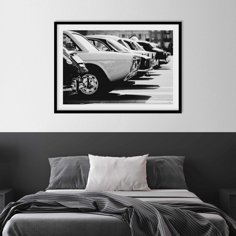 Vintage Cars II Art Print-PRINT-Olive et Oriel-Olive et Oriel-Buy-Australian-Art-Prints-Online-with-Olive-et-Oriel-Your-Artwork-Specialists-Austrailia-Decorate-With-Coastal-Photo-Wall-Art-Prints-From-Our-Beach-House-Artwork-Collection-Fine-Poster-and-Framed-Artwork