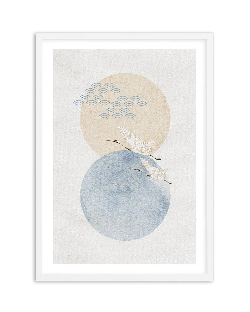 Vintage Crane II Art Print-PRINT-Olive et Oriel-Olive et Oriel-A5 | 5.8" x 8.3" | 14.8 x 21cm-White-With White Border-Buy-Australian-Art-Prints-Online-with-Olive-et-Oriel-Your-Artwork-Specialists-Austrailia-Decorate-With-Coastal-Photo-Wall-Art-Prints-From-Our-Beach-House-Artwork-Collection-Fine-Poster-and-Framed-Artwork