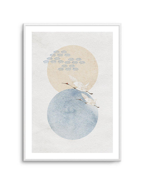 Vintage Crane II Art Print-PRINT-Olive et Oriel-Olive et Oriel-A5 | 5.8" x 8.3" | 14.8 x 21cm-Unframed Art Print-With White Border-Buy-Australian-Art-Prints-Online-with-Olive-et-Oriel-Your-Artwork-Specialists-Austrailia-Decorate-With-Coastal-Photo-Wall-Art-Prints-From-Our-Beach-House-Artwork-Collection-Fine-Poster-and-Framed-Artwork