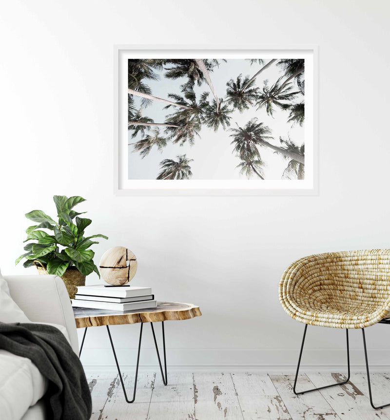 Vintage Palms LS Art Print-PRINT-Olive et Oriel-Olive et Oriel-Buy-Australian-Art-Prints-Online-with-Olive-et-Oriel-Your-Artwork-Specialists-Austrailia-Decorate-With-Coastal-Photo-Wall-Art-Prints-From-Our-Beach-House-Artwork-Collection-Fine-Poster-and-Framed-Artwork