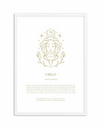 Virgo | Celestial Zodiac Art Print-PRINT-Olive et Oriel-Olive et Oriel-A4 | 8.3" x 11.7" | 21 x 29.7cm-White-With White Border-Buy-Australian-Art-Prints-Online-with-Olive-et-Oriel-Your-Artwork-Specialists-Austrailia-Decorate-With-Coastal-Photo-Wall-Art-Prints-From-Our-Beach-House-Artwork-Collection-Fine-Poster-and-Framed-Artwork
