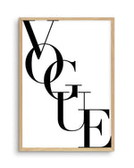 Vogue Art Print-PRINT-Olive et Oriel-Olive et Oriel-A5 | 5.8" x 8.3" | 14.8 x 21cm-Oak-With White Border-Buy-Australian-Art-Prints-Online-with-Olive-et-Oriel-Your-Artwork-Specialists-Austrailia-Decorate-With-Coastal-Photo-Wall-Art-Prints-From-Our-Beach-House-Artwork-Collection-Fine-Poster-and-Framed-Artwork