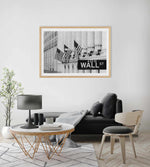 Wall Street Sign Art Print-PRINT-Olive et Oriel-Olive et Oriel-Buy-Australian-Art-Prints-Online-with-Olive-et-Oriel-Your-Artwork-Specialists-Austrailia-Decorate-With-Coastal-Photo-Wall-Art-Prints-From-Our-Beach-House-Artwork-Collection-Fine-Poster-and-Framed-Artwork