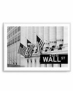 Wall Street Sign Art Print-PRINT-Olive et Oriel-Olive et Oriel-A5 | 5.8" x 8.3" | 14.8 x 21cm-Unframed Art Print-With White Border-Buy-Australian-Art-Prints-Online-with-Olive-et-Oriel-Your-Artwork-Specialists-Austrailia-Decorate-With-Coastal-Photo-Wall-Art-Prints-From-Our-Beach-House-Artwork-Collection-Fine-Poster-and-Framed-Artwork
