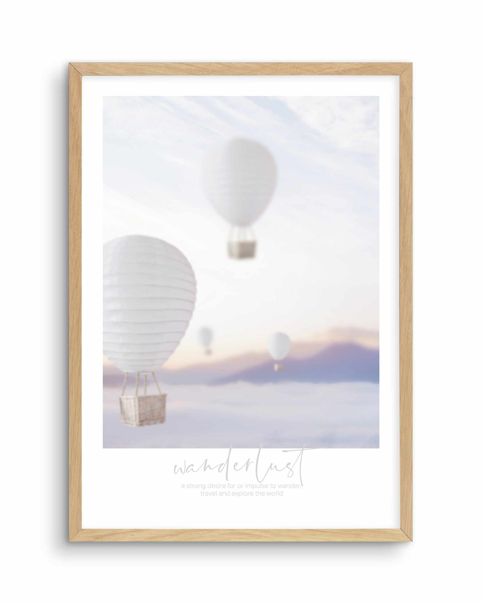 Wanderlust Dreams Art Print-PRINT-Olive et Oriel-Olive et Oriel-A5 | 5.8" x 8.3" | 14.8 x 21cm-Oak-With White Border-Buy-Australian-Art-Prints-Online-with-Olive-et-Oriel-Your-Artwork-Specialists-Austrailia-Decorate-With-Coastal-Photo-Wall-Art-Prints-From-Our-Beach-House-Artwork-Collection-Fine-Poster-and-Framed-Artwork