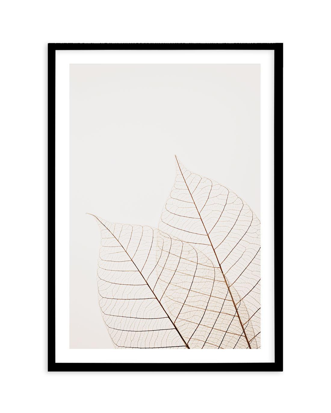 Warm Leaves Art Print-PRINT-Olive et Oriel-Olive et Oriel-A5 | 5.8" x 8.3" | 14.8 x 21cm-Black-With White Border-Buy-Australian-Art-Prints-Online-with-Olive-et-Oriel-Your-Artwork-Specialists-Austrailia-Decorate-With-Coastal-Photo-Wall-Art-Prints-From-Our-Beach-House-Artwork-Collection-Fine-Poster-and-Framed-Artwork