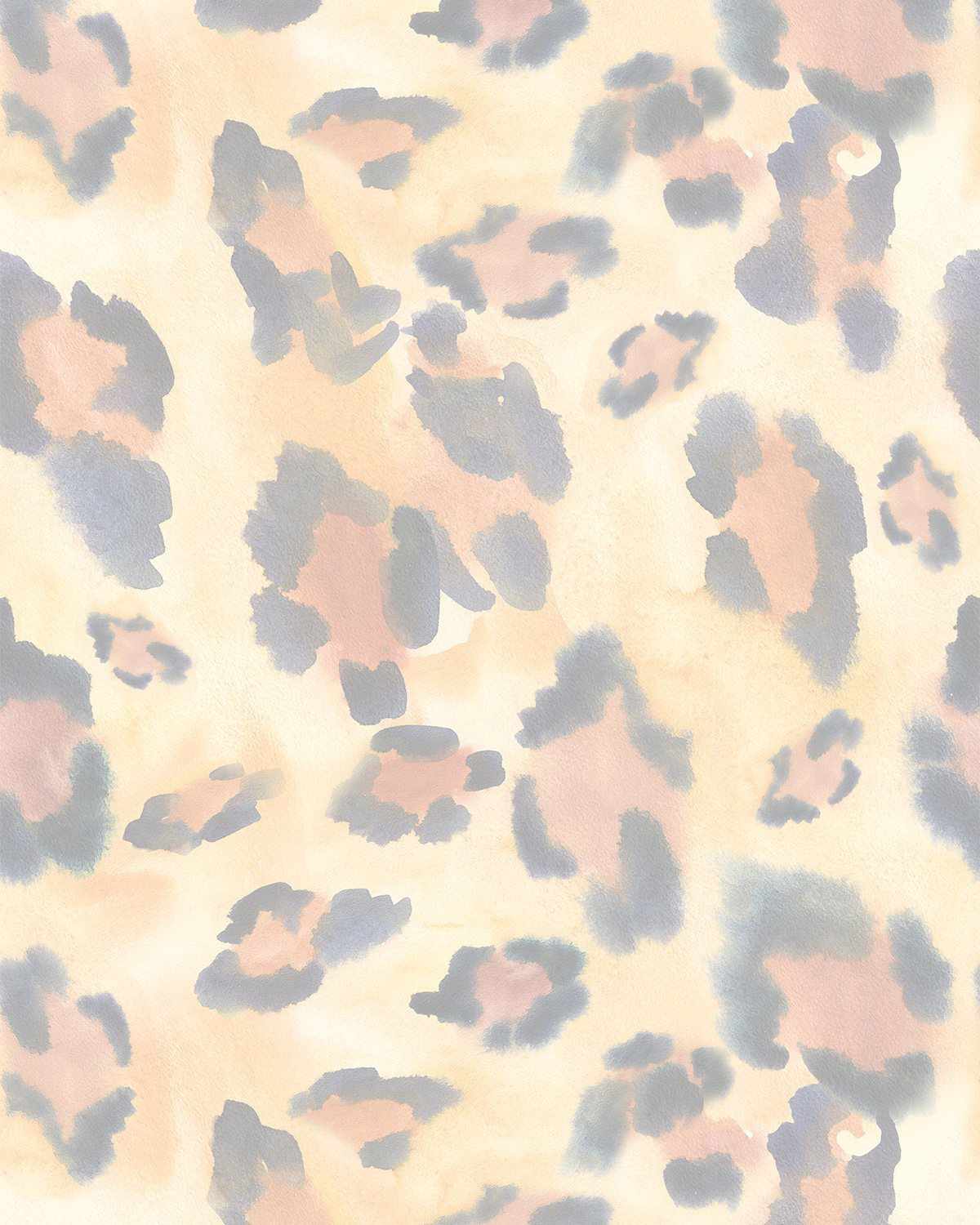 Watercolour Leopard Wallpaper - Olive et Oriel