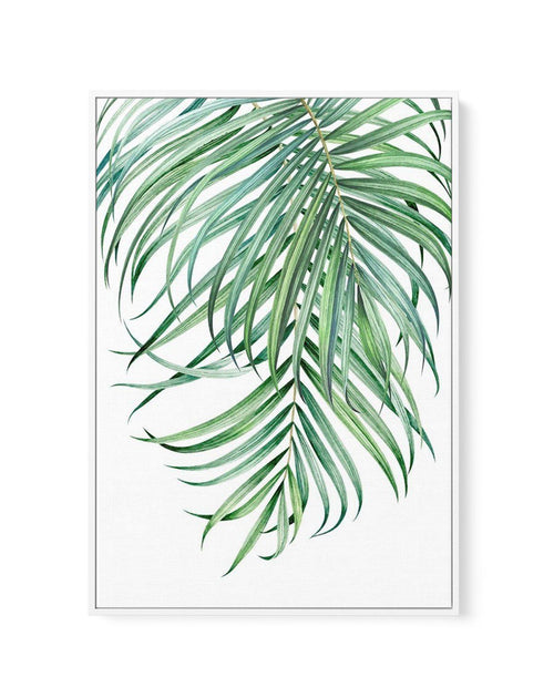 Watercolour Palms II | Framed Canvas-CANVAS-You can shop wall art online with Olive et Oriel for everything from abstract art to fun kids wall art. Our beautiful modern art prints and canvas art are available from large canvas prints to wall art paintings and our proudly Australian artwork collection offers only the highest quality framed large wall art and canvas art Australia - You can buy fashion photography prints or Hampton print posters and paintings on canvas from Olive et Oriel and have 