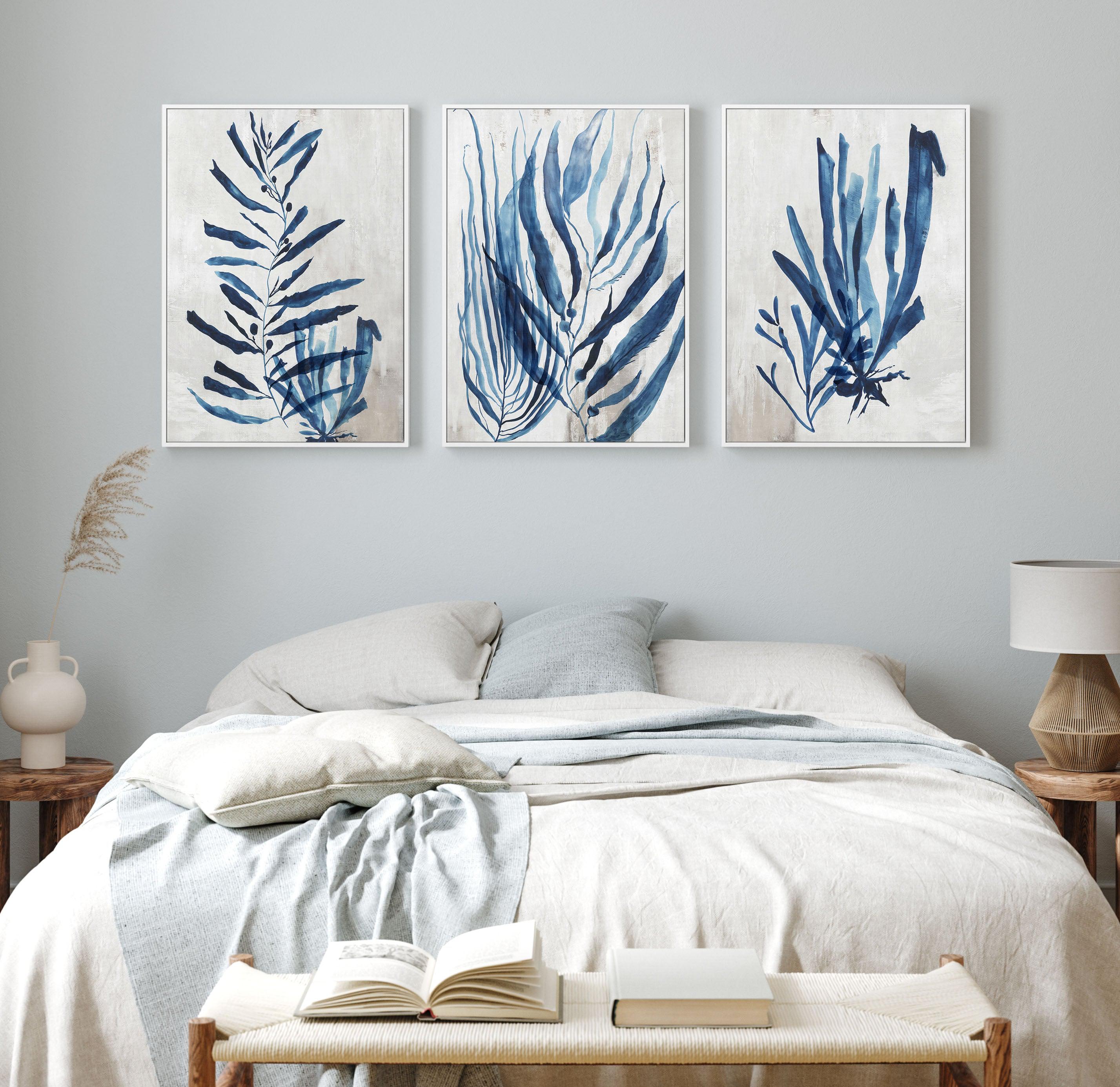 Watercolour Sea Kelp I | Framed Canvas-CANVAS-You can shop wall art online with Olive et Oriel for everything from abstract art to fun kids wall art. Our beautiful modern art prints and canvas art are available from large canvas prints to wall art paintings and our proudly Australian artwork collection offers only the highest quality framed large wall art and canvas art Australia - You can buy fashion photography prints or Hampton print posters and paintings on canvas from Olive et Oriel and hav