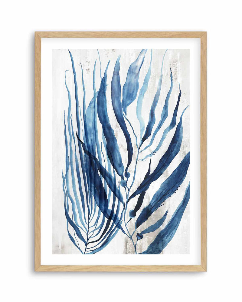 Watercolour Sea Kelp II Art Print-PRINT-Olive et Oriel-PI Creative-A5 | 5.8" x 8.3" | 14.8 x 21cm-Oak-With White Border-Buy-Australian-Art-Prints-Online-with-Olive-et-Oriel-Your-Artwork-Specialists-Austrailia-Decorate-With-Coastal-Photo-Wall-Art-Prints-From-Our-Beach-House-Artwork-Collection-Fine-Poster-and-Framed-Artwork