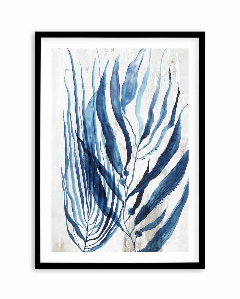 Watercolour Sea Kelp II Art Print-PRINT-Olive et Oriel-PI Creative-A5 | 5.8" x 8.3" | 14.8 x 21cm-Black-With White Border-Buy-Australian-Art-Prints-Online-with-Olive-et-Oriel-Your-Artwork-Specialists-Austrailia-Decorate-With-Coastal-Photo-Wall-Art-Prints-From-Our-Beach-House-Artwork-Collection-Fine-Poster-and-Framed-Artwork