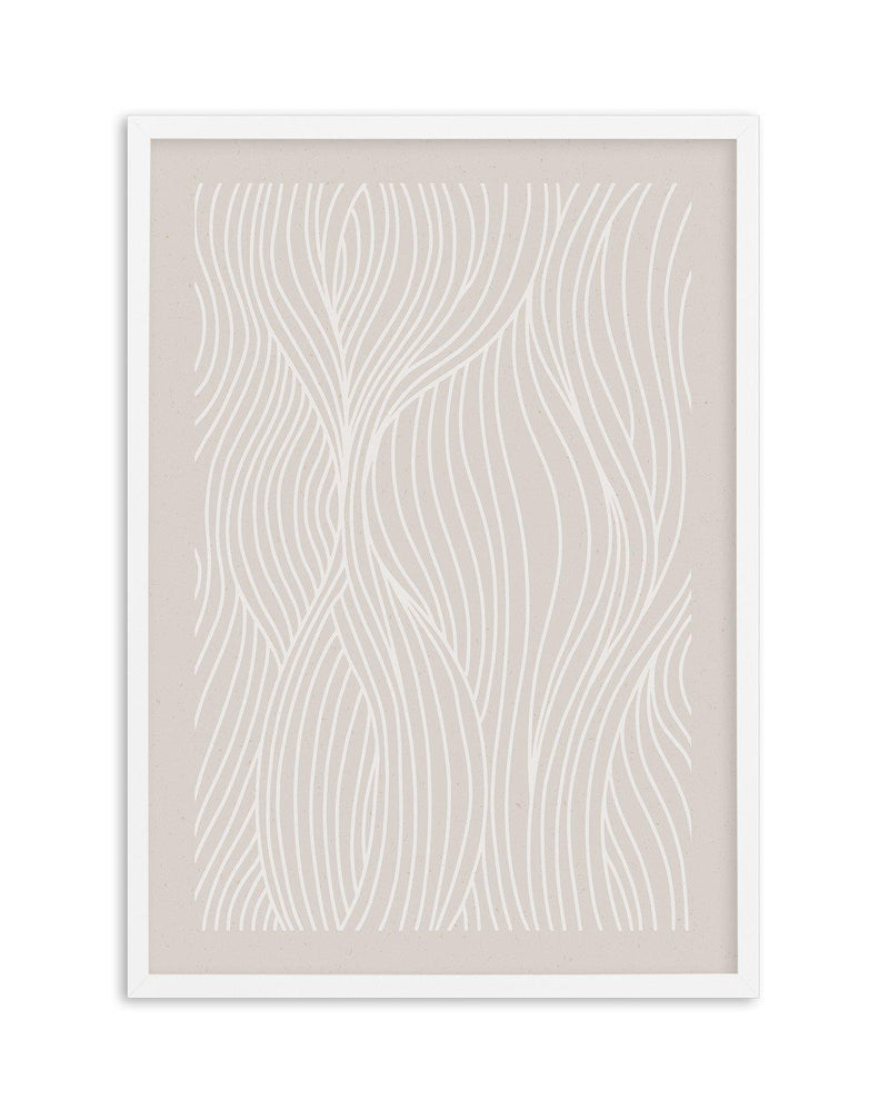 Wave Lines I Art Print-PRINT-Olive et Oriel-Olive et Oriel-A4 | 8.3" x 11.7" | 21 x 29.7cm-White-With White Border-Buy-Australian-Art-Prints-Online-with-Olive-et-Oriel-Your-Artwork-Specialists-Austrailia-Decorate-With-Coastal-Photo-Wall-Art-Prints-From-Our-Beach-House-Artwork-Collection-Fine-Poster-and-Framed-Artwork