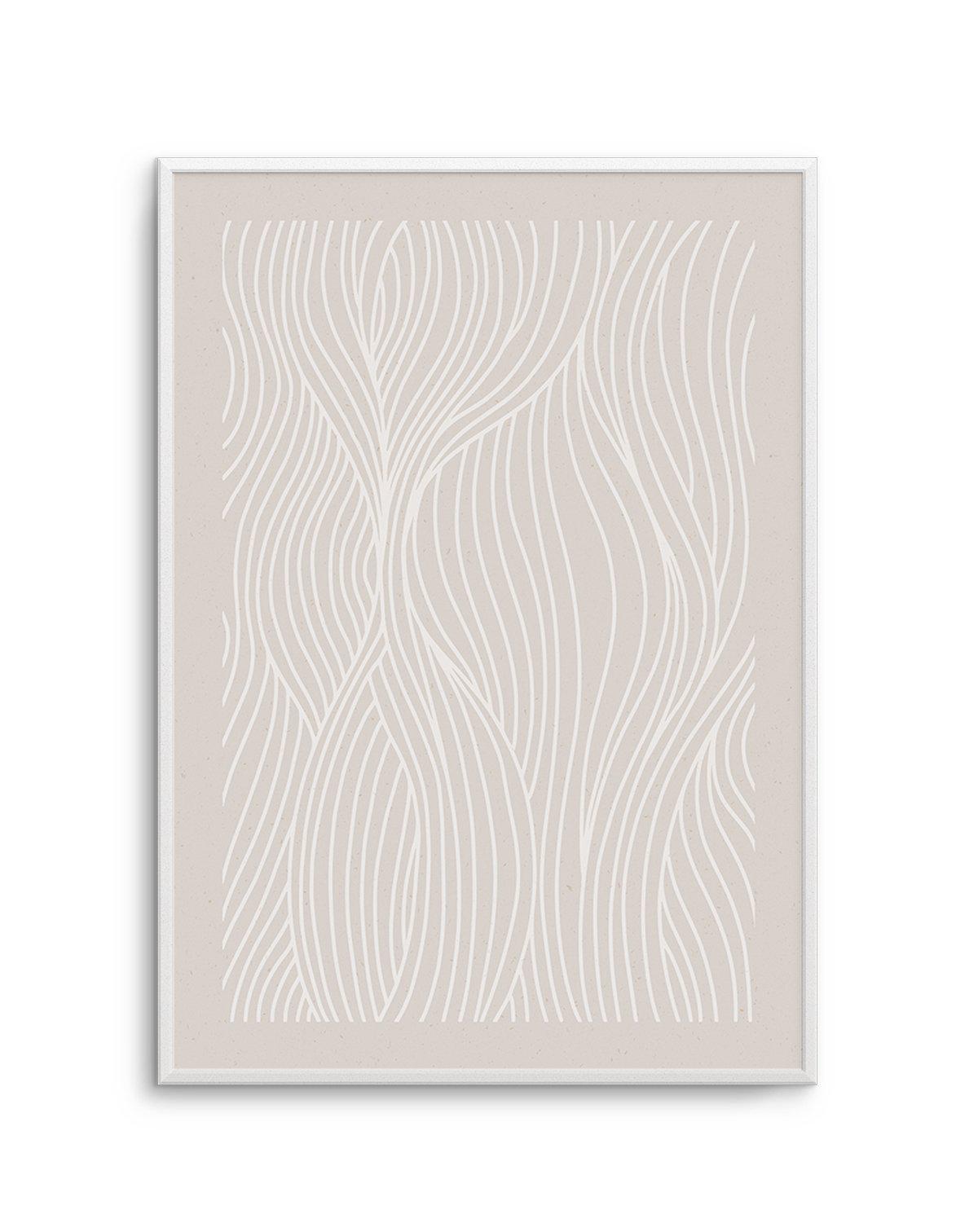 Wave Lines I Art Print-PRINT-Olive et Oriel-Olive et Oriel-A4 | 8.3" x 11.7" | 21 x 29.7cm-Unframed Art Print-With White Border-Buy-Australian-Art-Prints-Online-with-Olive-et-Oriel-Your-Artwork-Specialists-Austrailia-Decorate-With-Coastal-Photo-Wall-Art-Prints-From-Our-Beach-House-Artwork-Collection-Fine-Poster-and-Framed-Artwork