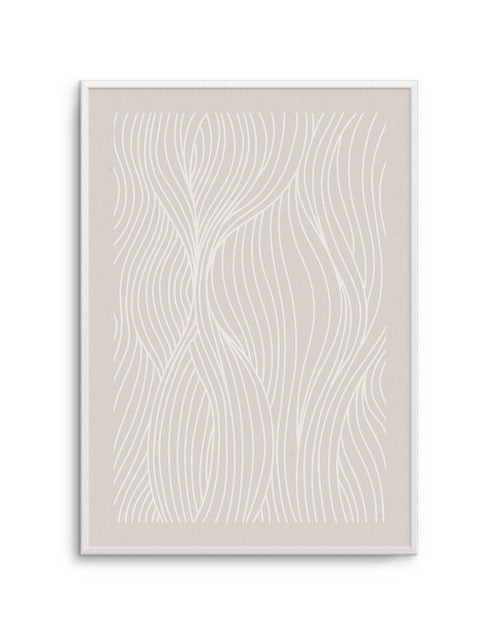 Wave Lines I Art Print-PRINT-Olive et Oriel-Olive et Oriel-A4 | 8.3" x 11.7" | 21 x 29.7cm-Unframed Art Print-With White Border-Buy-Australian-Art-Prints-Online-with-Olive-et-Oriel-Your-Artwork-Specialists-Austrailia-Decorate-With-Coastal-Photo-Wall-Art-Prints-From-Our-Beach-House-Artwork-Collection-Fine-Poster-and-Framed-Artwork