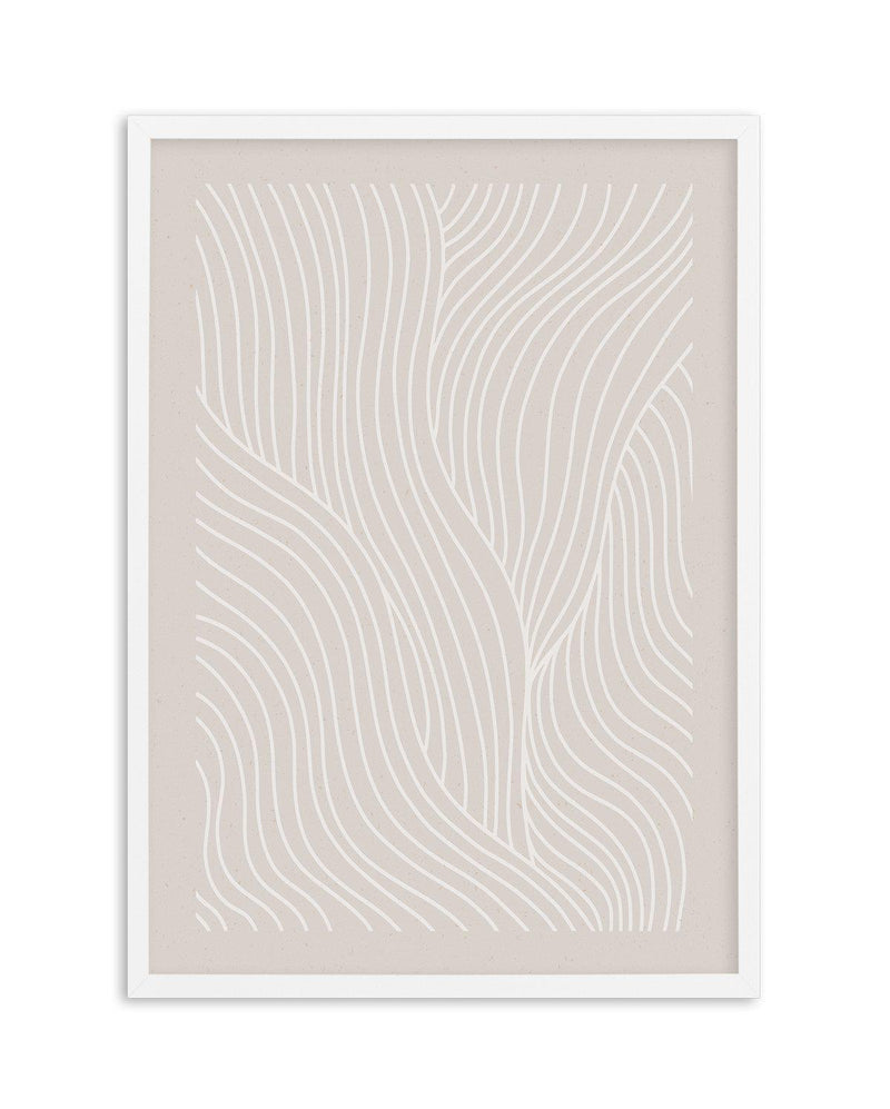 Wave Lines II Art Print-PRINT-Olive et Oriel-Olive et Oriel-A4 | 8.3" x 11.7" | 21 x 29.7cm-White-With White Border-Buy-Australian-Art-Prints-Online-with-Olive-et-Oriel-Your-Artwork-Specialists-Austrailia-Decorate-With-Coastal-Photo-Wall-Art-Prints-From-Our-Beach-House-Artwork-Collection-Fine-Poster-and-Framed-Artwork