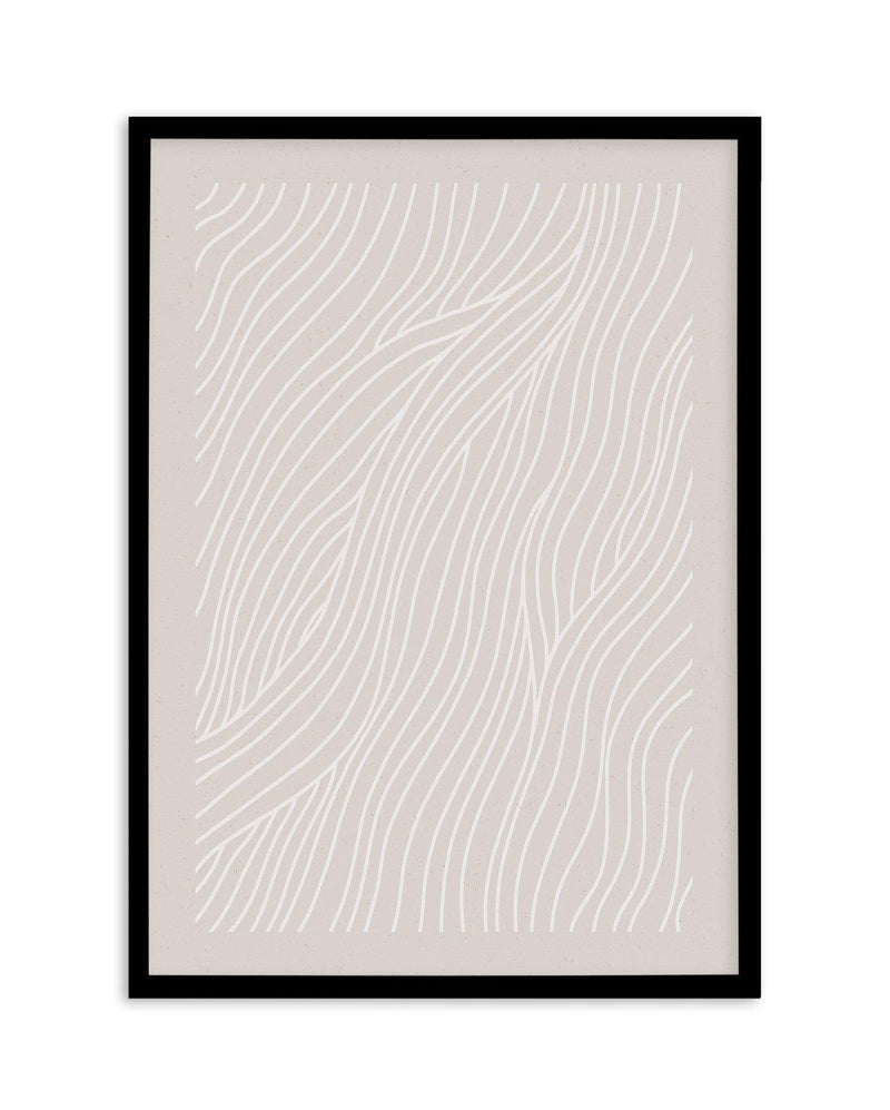 Wave Lines III Art Print-PRINT-Olive et Oriel-Olive et Oriel-A4 | 8.3" x 11.7" | 21 x 29.7cm-Black-With White Border-Buy-Australian-Art-Prints-Online-with-Olive-et-Oriel-Your-Artwork-Specialists-Austrailia-Decorate-With-Coastal-Photo-Wall-Art-Prints-From-Our-Beach-House-Artwork-Collection-Fine-Poster-and-Framed-Artwork