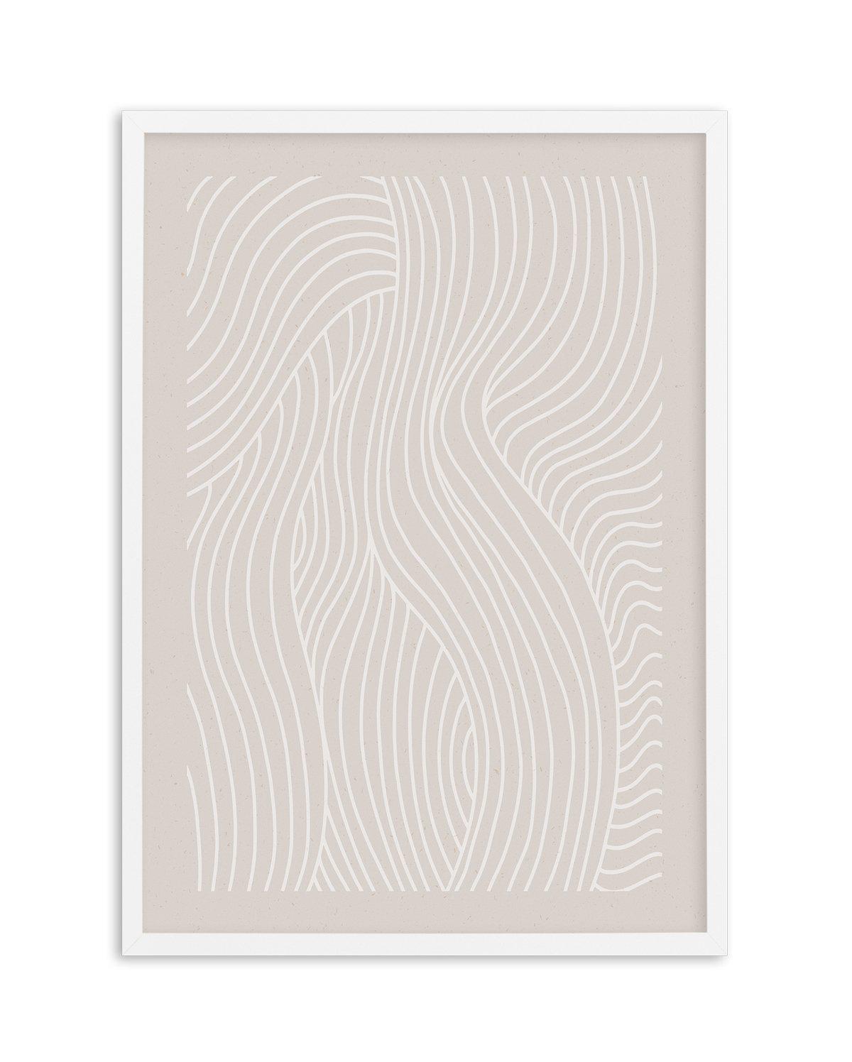 Wave Lines IV Art Print-PRINT-Olive et Oriel-Olive et Oriel-A4 | 8.3" x 11.7" | 21 x 29.7cm-White-With White Border-Buy-Australian-Art-Prints-Online-with-Olive-et-Oriel-Your-Artwork-Specialists-Austrailia-Decorate-With-Coastal-Photo-Wall-Art-Prints-From-Our-Beach-House-Artwork-Collection-Fine-Poster-and-Framed-Artwork