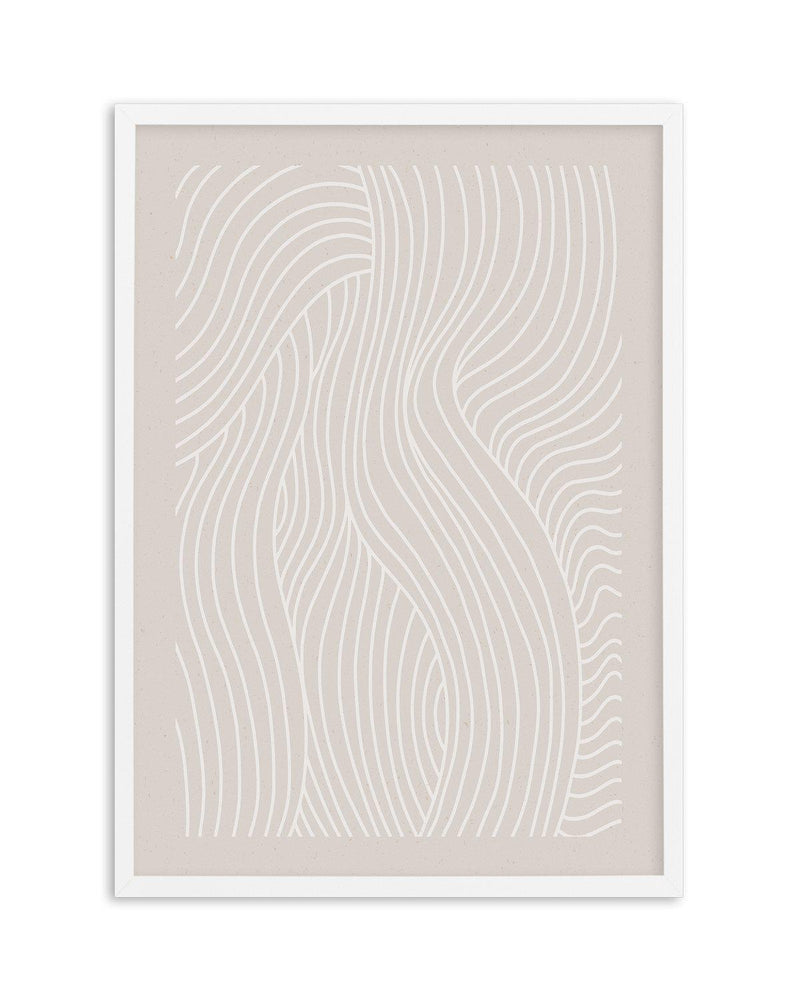 Wave Lines IV Art Print-PRINT-Olive et Oriel-Olive et Oriel-A4 | 8.3" x 11.7" | 21 x 29.7cm-White-With White Border-Buy-Australian-Art-Prints-Online-with-Olive-et-Oriel-Your-Artwork-Specialists-Austrailia-Decorate-With-Coastal-Photo-Wall-Art-Prints-From-Our-Beach-House-Artwork-Collection-Fine-Poster-and-Framed-Artwork