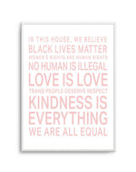 We Are All Equal | 5 Colour Options Art Print-PRINT-Olive et Oriel-Olive et Oriel-A5 | 5.8" x 8.3" | 14.8 x 21cm-Unframed Art Print-With White Border-Buy-Australian-Art-Prints-Online-with-Olive-et-Oriel-Your-Artwork-Specialists-Austrailia-Decorate-With-Coastal-Photo-Wall-Art-Prints-From-Our-Beach-House-Artwork-Collection-Fine-Poster-and-Framed-Artwork