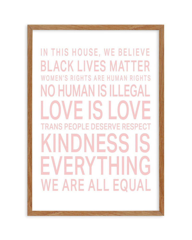 We Are All Equal | 5 Colour Options Art Print-PRINT-Olive et Oriel-Olive et Oriel-50x70 cm | 19.6" x 27.5"-Walnut-With White Border-Buy-Australian-Art-Prints-Online-with-Olive-et-Oriel-Your-Artwork-Specialists-Austrailia-Decorate-With-Coastal-Photo-Wall-Art-Prints-From-Our-Beach-House-Artwork-Collection-Fine-Poster-and-Framed-Artwork