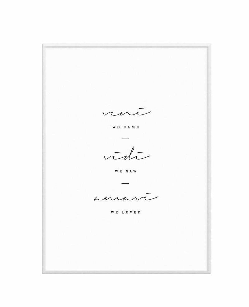 We Came. We Saw. We Loved. Art Print-PRINT-Olive et Oriel-Olive et Oriel-A5 | 5.8" x 8.3" | 14.8 x 21cm-Unframed Art Print-With White Border-Buy-Australian-Art-Prints-Online-with-Olive-et-Oriel-Your-Artwork-Specialists-Austrailia-Decorate-With-Coastal-Photo-Wall-Art-Prints-From-Our-Beach-House-Artwork-Collection-Fine-Poster-and-Framed-Artwork