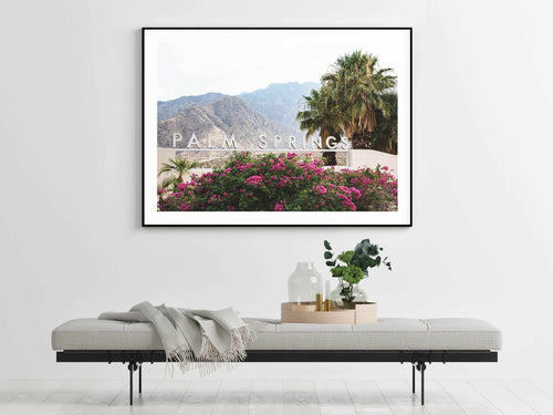 Welcome to Palm Springs Art Print-PRINT-Olive et Oriel-Olive et Oriel-Buy-Australian-Art-Prints-Online-with-Olive-et-Oriel-Your-Artwork-Specialists-Austrailia-Decorate-With-Coastal-Photo-Wall-Art-Prints-From-Our-Beach-House-Artwork-Collection-Fine-Poster-and-Framed-Artwork