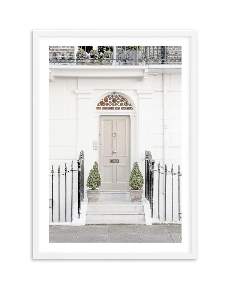 West London Doorway Art Print-PRINT-Olive et Oriel-Olive et Oriel-A5 | 5.8" x 8.3" | 14.8 x 21cm-White-With White Border-Buy-Australian-Art-Prints-Online-with-Olive-et-Oriel-Your-Artwork-Specialists-Austrailia-Decorate-With-Coastal-Photo-Wall-Art-Prints-From-Our-Beach-House-Artwork-Collection-Fine-Poster-and-Framed-Artwork