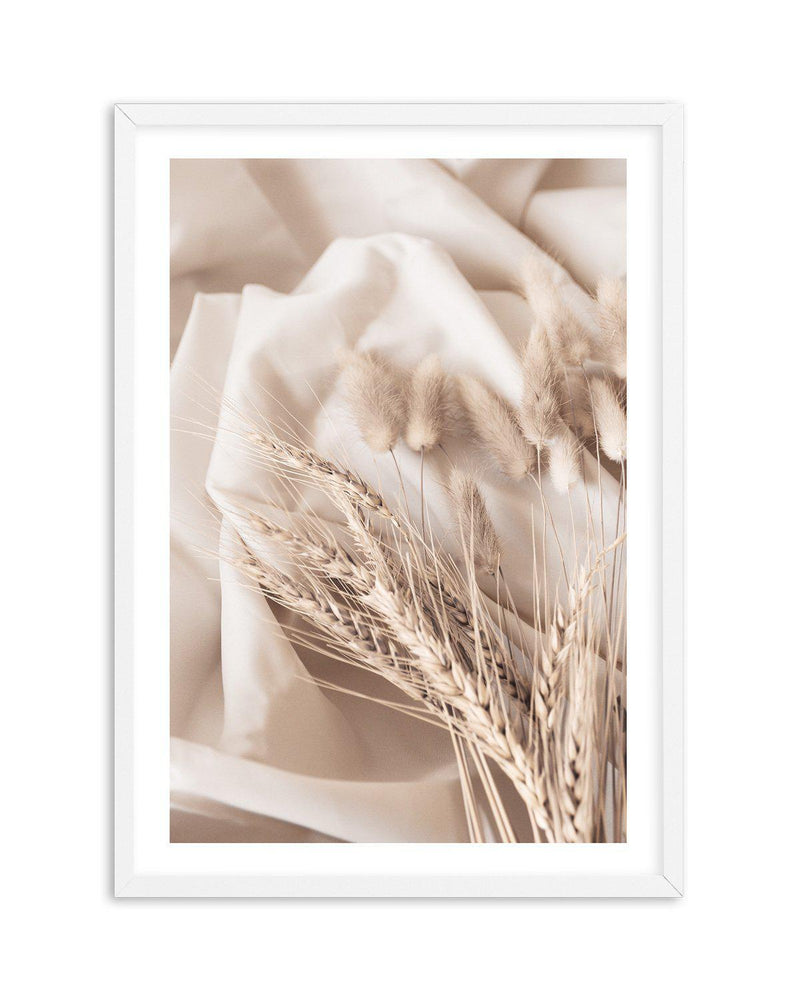 Wheat & Rabbit Tails Art Print-PRINT-Olive et Oriel-Olive et Oriel-A5 | 5.8" x 8.3" | 14.8 x 21cm-White-With White Border-Buy-Australian-Art-Prints-Online-with-Olive-et-Oriel-Your-Artwork-Specialists-Austrailia-Decorate-With-Coastal-Photo-Wall-Art-Prints-From-Our-Beach-House-Artwork-Collection-Fine-Poster-and-Framed-Artwork