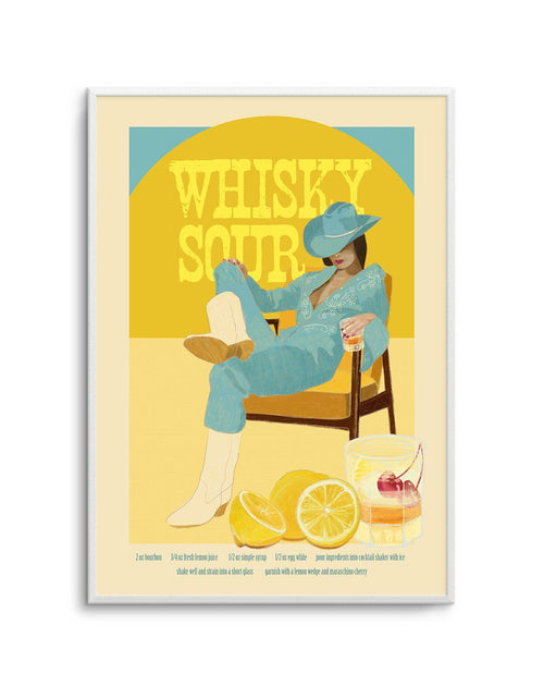 Whisky Sour By Jenny Liz Rome Art Print-PRINT-Olive et Oriel-Olive et Oriel-A5 | 5.8" x 8.3" | 14.8 x 21cm-Unframed Art Print-With White Border-Buy-Australian-Art-Prints-Online-with-Olive-et-Oriel-Your-Artwork-Specialists-Austrailia-Decorate-With-Coastal-Photo-Wall-Art-Prints-From-Our-Beach-House-Artwork-Collection-Fine-Poster-and-Framed-Artwork