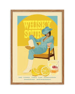 Whisky Sour By Jenny Liz Rome Art Print-PRINT-Olive et Oriel-Olive et Oriel-50x70 cm | 19.6" x 27.5"-Walnut-With White Border-Buy-Australian-Art-Prints-Online-with-Olive-et-Oriel-Your-Artwork-Specialists-Austrailia-Decorate-With-Coastal-Photo-Wall-Art-Prints-From-Our-Beach-House-Artwork-Collection-Fine-Poster-and-Framed-Artwork