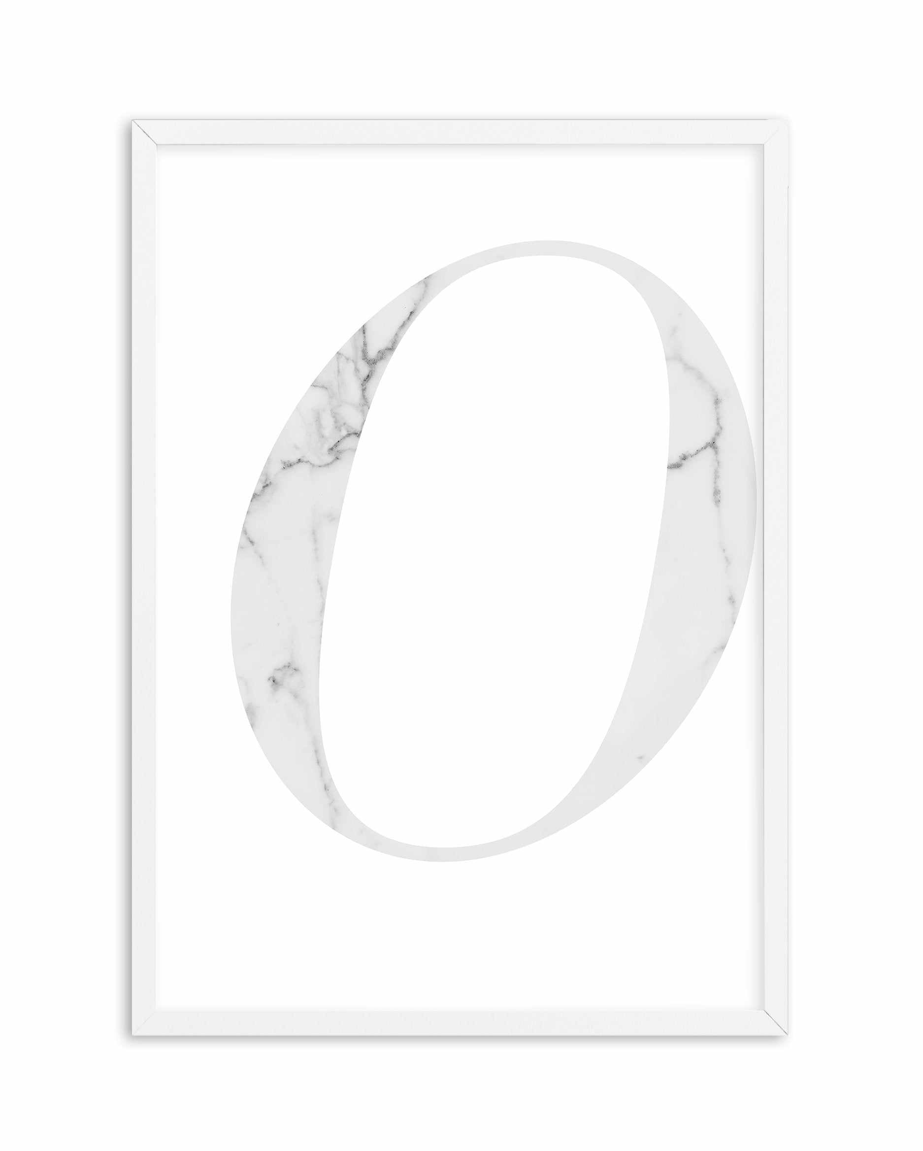 White Marble Letter Art Print-PRINT-Olive et Oriel-Olive et Oriel-A5 | 5.8" x 8.3" | 14.8 x 21cm-White-With White Border-Buy-Australian-Art-Prints-Online-with-Olive-et-Oriel-Your-Artwork-Specialists-Austrailia-Decorate-With-Coastal-Photo-Wall-Art-Prints-From-Our-Beach-House-Artwork-Collection-Fine-Poster-and-Framed-Artwork