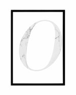 White Marble Letter Art Print-PRINT-Olive et Oriel-Olive et Oriel-A5 | 5.8" x 8.3" | 14.8 x 21cm-Black-With White Border-Buy-Australian-Art-Prints-Online-with-Olive-et-Oriel-Your-Artwork-Specialists-Austrailia-Decorate-With-Coastal-Photo-Wall-Art-Prints-From-Our-Beach-House-Artwork-Collection-Fine-Poster-and-Framed-Artwork