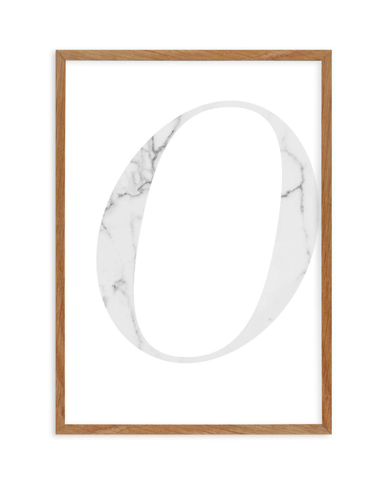 White Marble Letter Art Print-PRINT-Olive et Oriel-Olive et Oriel-50x70 cm | 19.6" x 27.5"-Walnut-With White Border-Buy-Australian-Art-Prints-Online-with-Olive-et-Oriel-Your-Artwork-Specialists-Austrailia-Decorate-With-Coastal-Photo-Wall-Art-Prints-From-Our-Beach-House-Artwork-Collection-Fine-Poster-and-Framed-Artwork