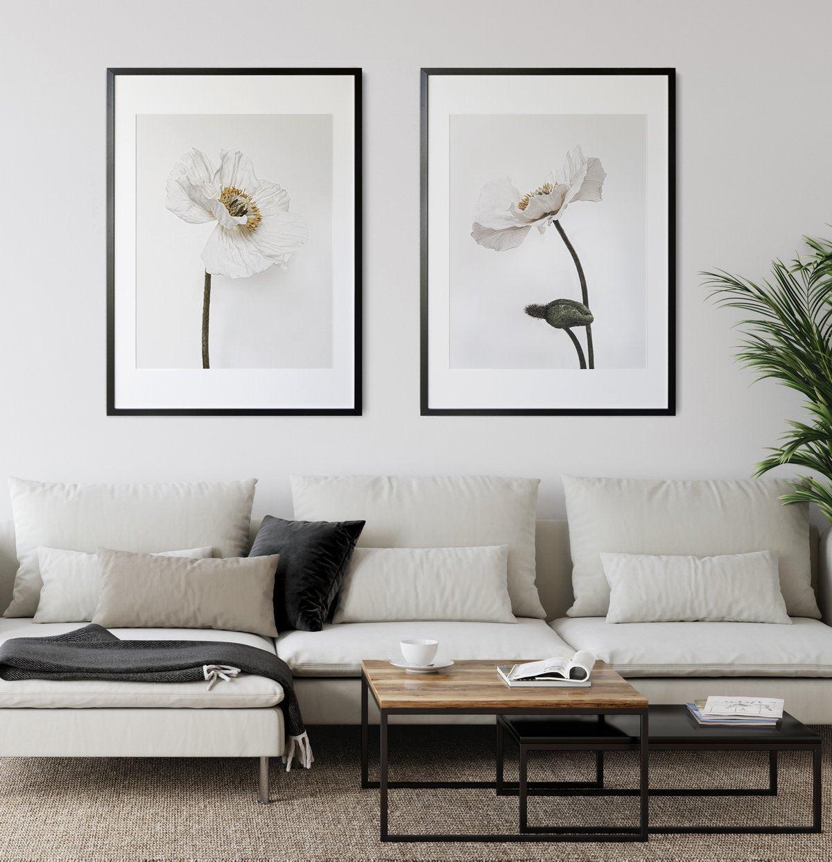 White Poppy III Art Print-PRINT-Olive et Oriel-Olive et Oriel-Buy-Australian-Art-Prints-Online-with-Olive-et-Oriel-Your-Artwork-Specialists-Austrailia-Decorate-With-Coastal-Photo-Wall-Art-Prints-From-Our-Beach-House-Artwork-Collection-Fine-Poster-and-Framed-Artwork