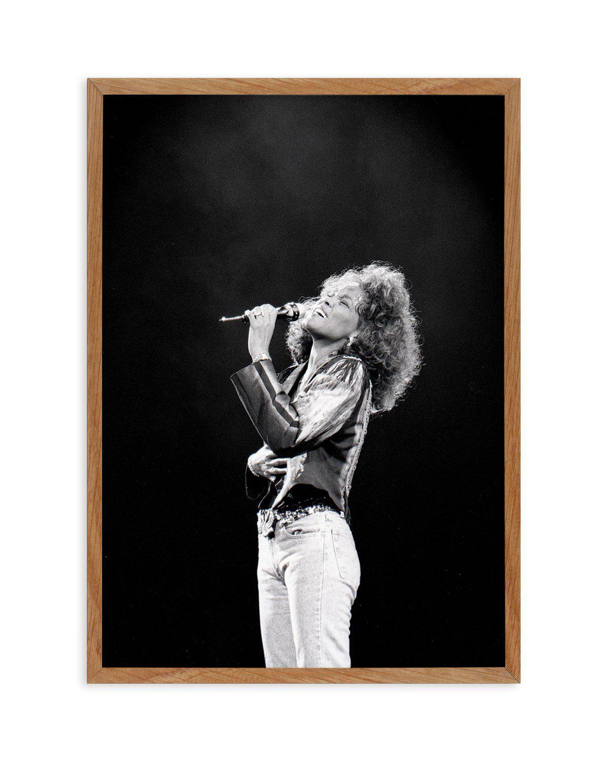 Whitney Houston | Tony Mott Collection Art Print-PRINT-Olive et Oriel-Olive et Oriel-50x70 cm | 19.6" x 27.5"-Walnut-With White Border-Buy-Australian-Art-Prints-Online-with-Olive-et-Oriel-Your-Artwork-Specialists-Austrailia-Decorate-With-Coastal-Photo-Wall-Art-Prints-From-Our-Beach-House-Artwork-Collection-Fine-Poster-and-Framed-Artwork