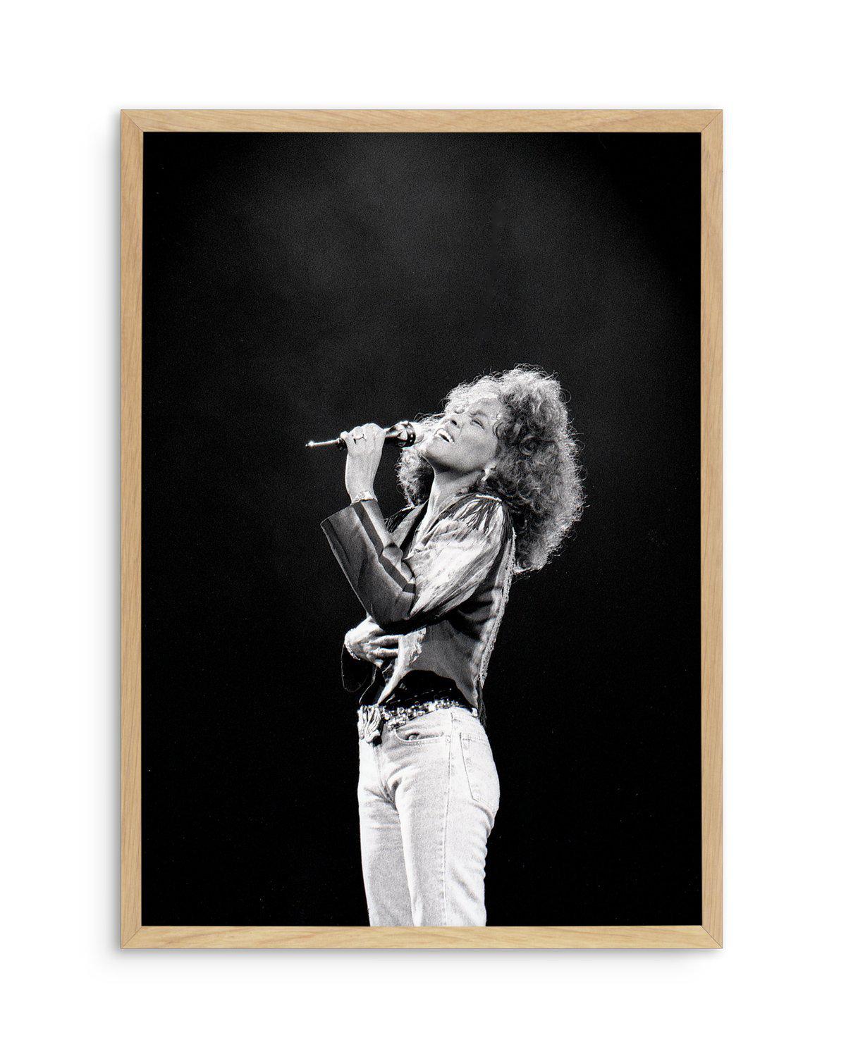 Whitney Houston | Tony Mott Collection Art Print-PRINT-Olive et Oriel-Olive et Oriel-A5 | 5.8" x 8.3" | 14.8 x 21cm-Oak-With White Border-Buy-Australian-Art-Prints-Online-with-Olive-et-Oriel-Your-Artwork-Specialists-Austrailia-Decorate-With-Coastal-Photo-Wall-Art-Prints-From-Our-Beach-House-Artwork-Collection-Fine-Poster-and-Framed-Artwork