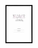 Wifi - Home Is... Art Print-PRINT-Olive et Oriel-Olive et Oriel-A5 | 5.8" x 8.3" | 14.8 x 21cm-Black-With White Border-Buy-Australian-Art-Prints-Online-with-Olive-et-Oriel-Your-Artwork-Specialists-Austrailia-Decorate-With-Coastal-Photo-Wall-Art-Prints-From-Our-Beach-House-Artwork-Collection-Fine-Poster-and-Framed-Artwork