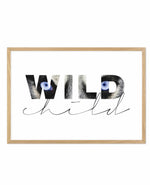 Wild Child Art Print-PRINT-Olive et Oriel-Olive et Oriel-A5 | 5.8" x 8.3" | 14.8 x 21cm-Oak-With White Border-Buy-Australian-Art-Prints-Online-with-Olive-et-Oriel-Your-Artwork-Specialists-Austrailia-Decorate-With-Coastal-Photo-Wall-Art-Prints-From-Our-Beach-House-Artwork-Collection-Fine-Poster-and-Framed-Artwork