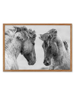 Wild Horses | LS Art Print-PRINT-Olive et Oriel-Olive et Oriel-50x70 cm | 19.6" x 27.5"-Walnut-With White Border-Buy-Australian-Art-Prints-Online-with-Olive-et-Oriel-Your-Artwork-Specialists-Austrailia-Decorate-With-Coastal-Photo-Wall-Art-Prints-From-Our-Beach-House-Artwork-Collection-Fine-Poster-and-Framed-Artwork