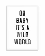 Wild World Art Print-PRINT-Olive et Oriel-Olive et Oriel-A4 | 8.3" x 11.7" | 21 x 29.7cm-White-With White Border-Buy-Australian-Art-Prints-Online-with-Olive-et-Oriel-Your-Artwork-Specialists-Austrailia-Decorate-With-Coastal-Photo-Wall-Art-Prints-From-Our-Beach-House-Artwork-Collection-Fine-Poster-and-Framed-Artwork