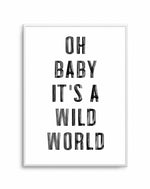 Wild World Art Print-PRINT-Olive et Oriel-Olive et Oriel-A5 | 5.8" x 8.3" | 14.8 x 21cm-Unframed Art Print-With White Border-Buy-Australian-Art-Prints-Online-with-Olive-et-Oriel-Your-Artwork-Specialists-Austrailia-Decorate-With-Coastal-Photo-Wall-Art-Prints-From-Our-Beach-House-Artwork-Collection-Fine-Poster-and-Framed-Artwork