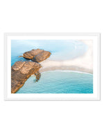 Wylie Bay Rocks Art Print-PRINT-Olive et Oriel-Olive et Oriel-A5 | 5.8" x 8.3" | 14.8 x 21cm-White-With White Border-Buy-Australian-Art-Prints-Online-with-Olive-et-Oriel-Your-Artwork-Specialists-Austrailia-Decorate-With-Coastal-Photo-Wall-Art-Prints-From-Our-Beach-House-Artwork-Collection-Fine-Poster-and-Framed-Artwork